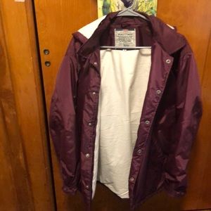 Levi’s Vintage windbreaker with removable hood